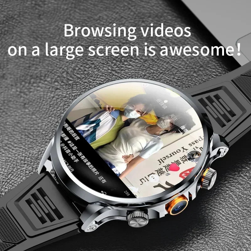 5G Smartwatch H18 Pro Men's Women's GPS WIFI 5G Smartwatch Rotating camera NFC App Download 256GB storage